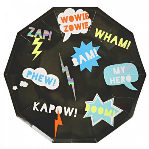 Pratos Super Heróis